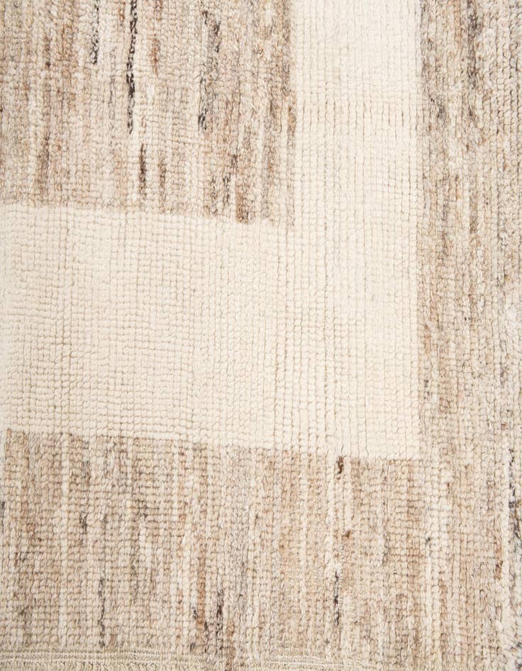 Detail image of  10' 5 x 14' 6  Hand Knotted Moroccan Wool Rug