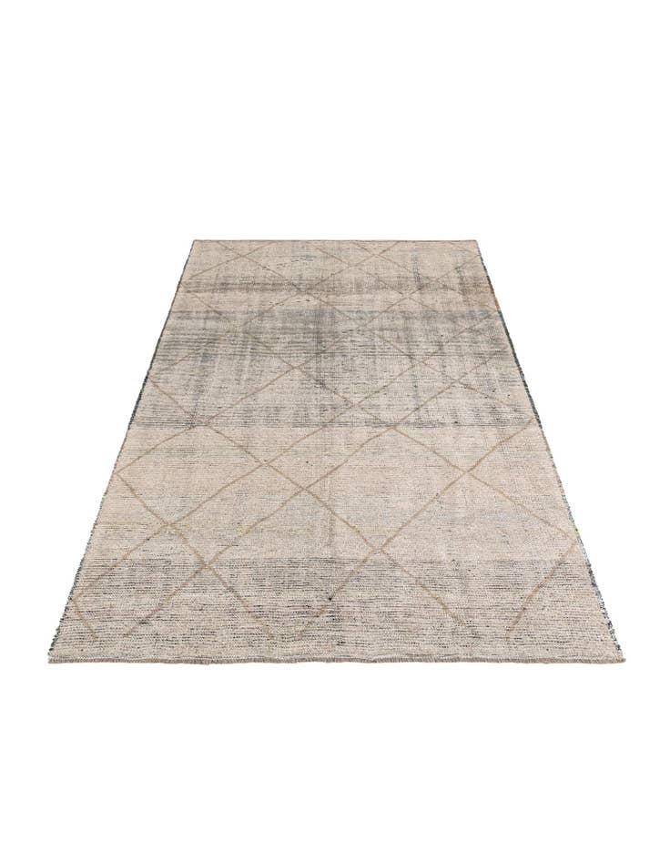 Detail image of  6' 2 x 9' 2  Hand Knotted Moroccan Wool Rug