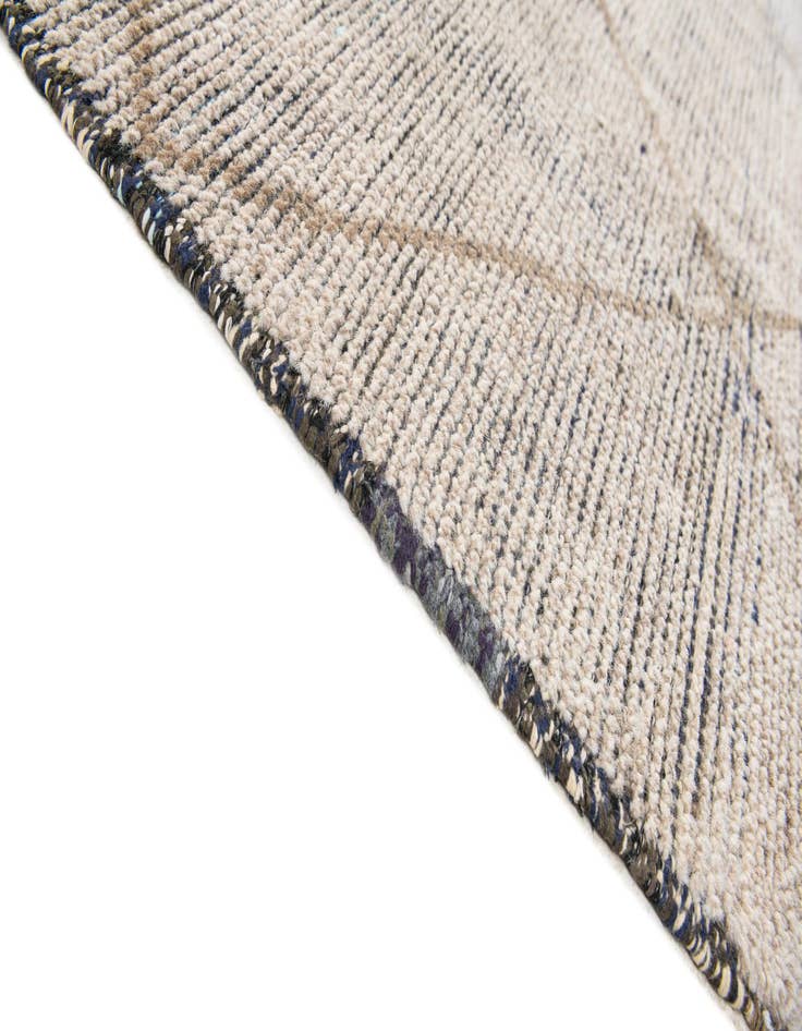 Detail image of  6' 2 x 9' 2  Hand Knotted Moroccan Wool Rug