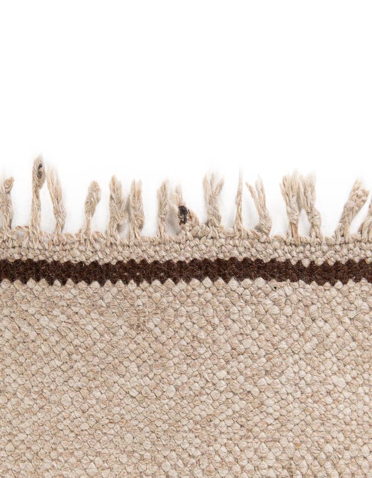 Detail image of  6' 6 x 9' 10  Hand Knotted Moroccan Wool Rug