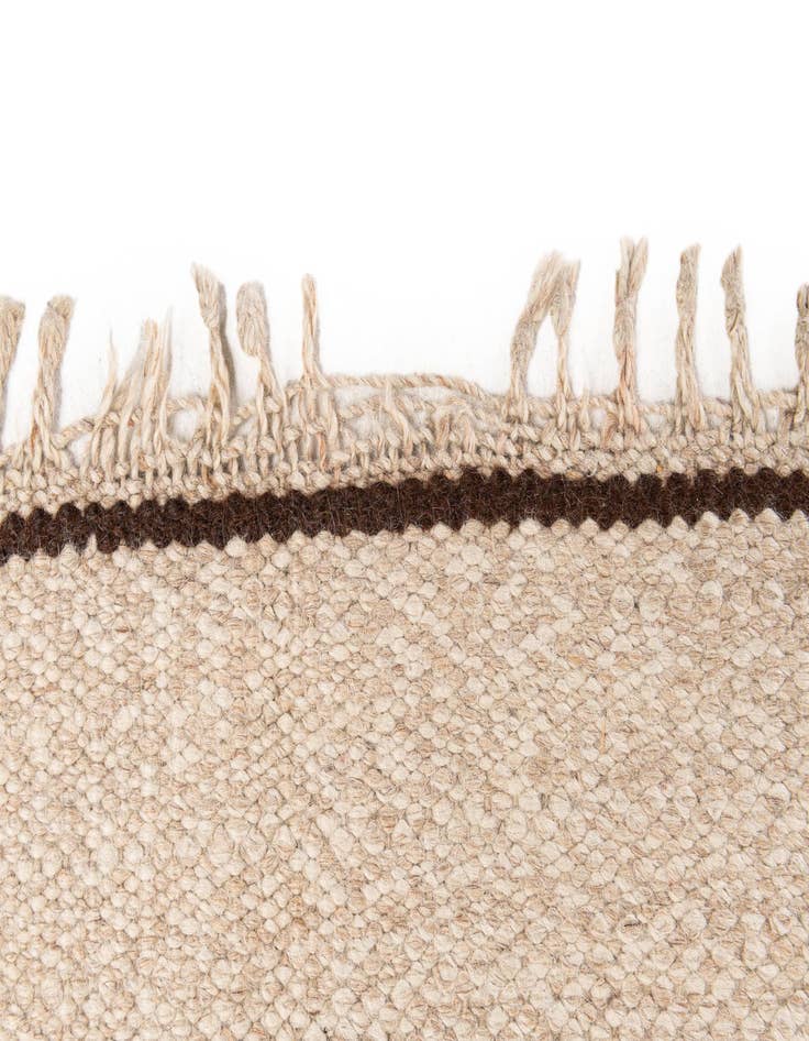 Detail image of  6' 6 x 9' 10  Hand Knotted Moroccan Wool Rug