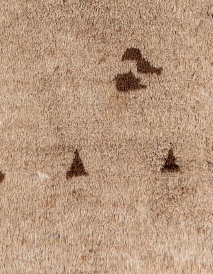 Detail image of  4' 4 x 6' 9  Hand Knotted Moroccan Wool Rug