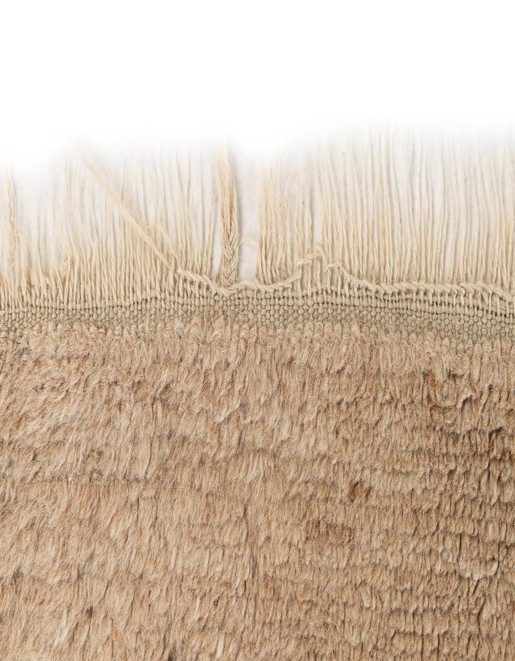 Detail image of  4' 4 x 6' 9  Hand Knotted Moroccan Wool Rug