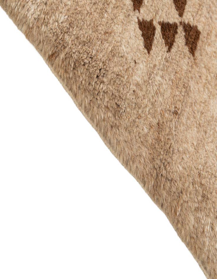 Detail image of  4' 4 x 6' 9  Hand Knotted Moroccan Wool Rug