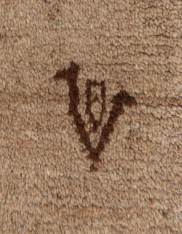 Detail image of  4' 4 x 6' 9  Hand Knotted Moroccan Wool Rug