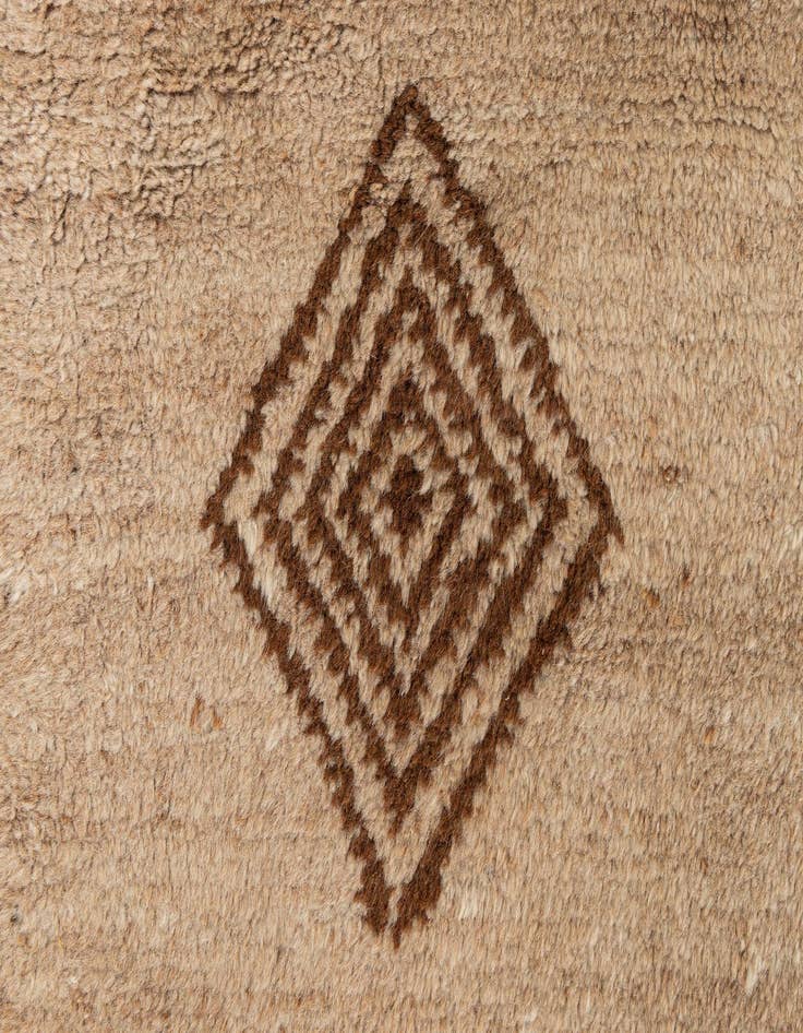 Detail image of  4' 4 x 6' 9  Hand Knotted Moroccan Wool Rug