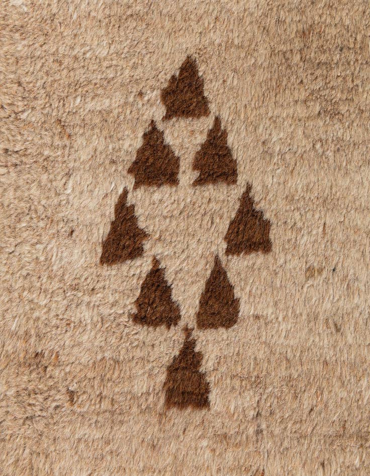 Detail image of  4' 4 x 6' 9  Hand Knotted Moroccan Wool Rug