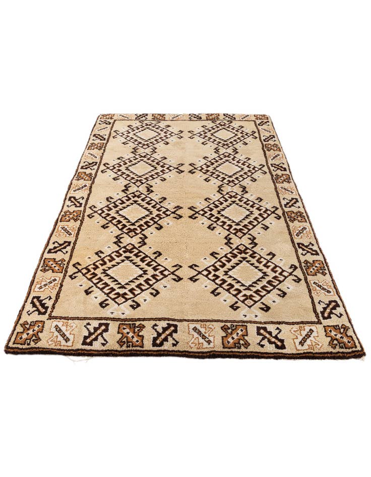 Detail image of  5' 1 x 8' 10  Hand Knotted Moroccan Wool Rug