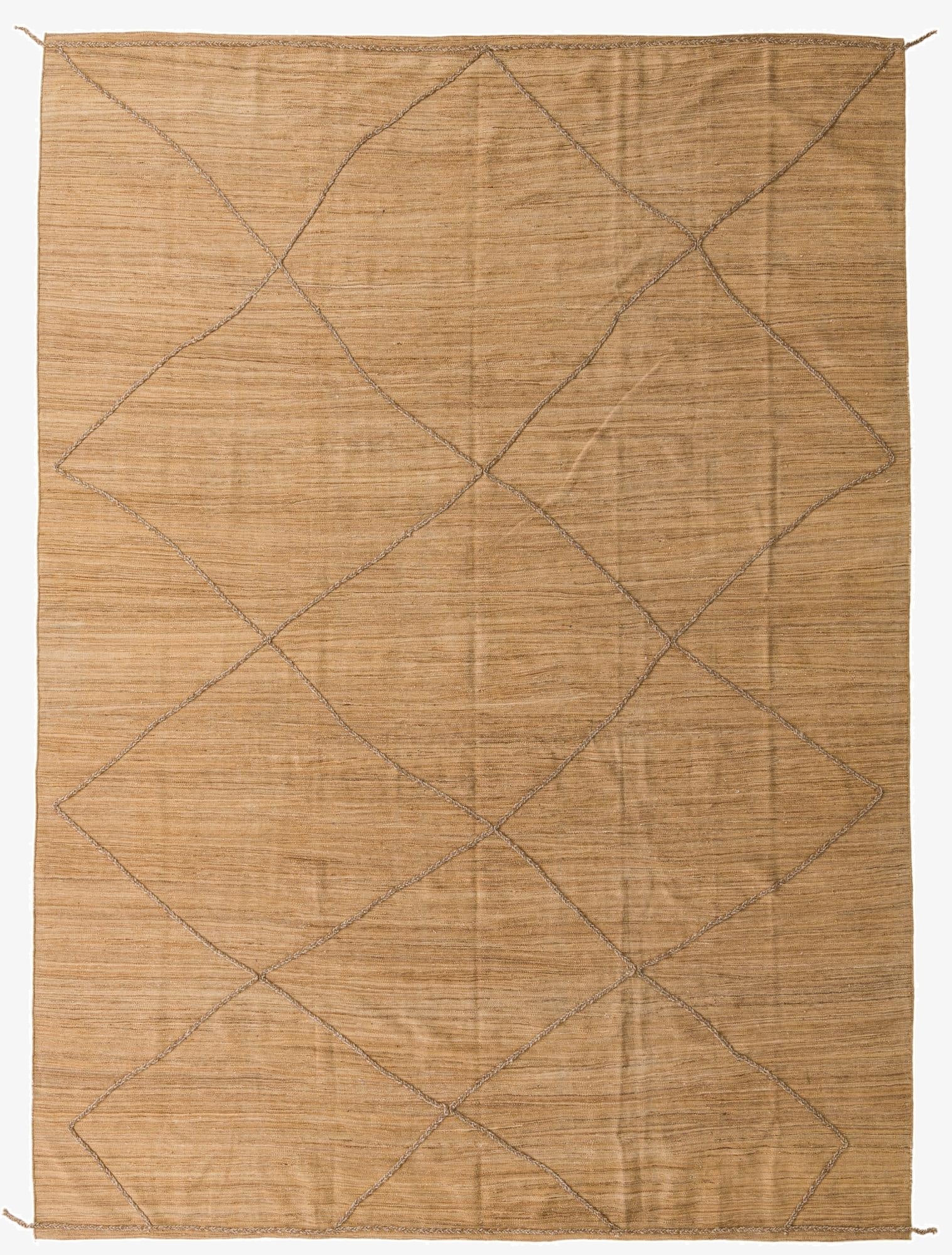  9' 9 x 13'  Hand Knotted Moroccan Wool Rug