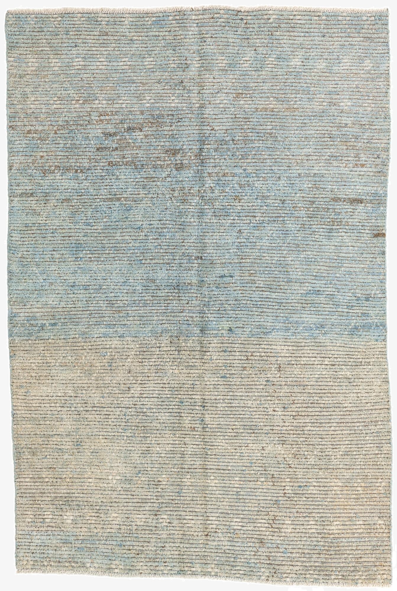  5' 3 x 8'  Hand Knotted Moroccan Wool Rug