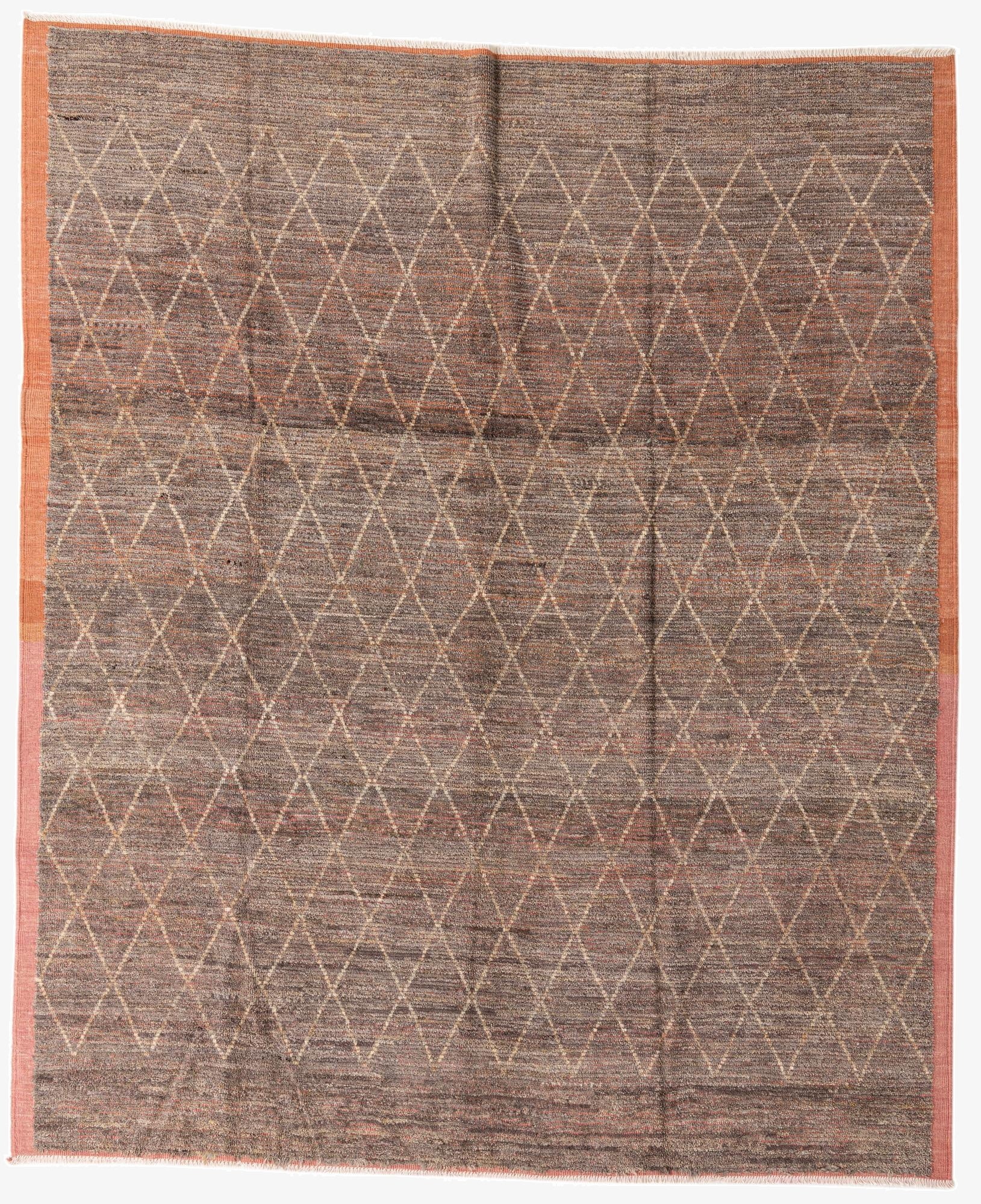  8' 7 x 10' 2  Hand Knotted Moroccan Wool Rug