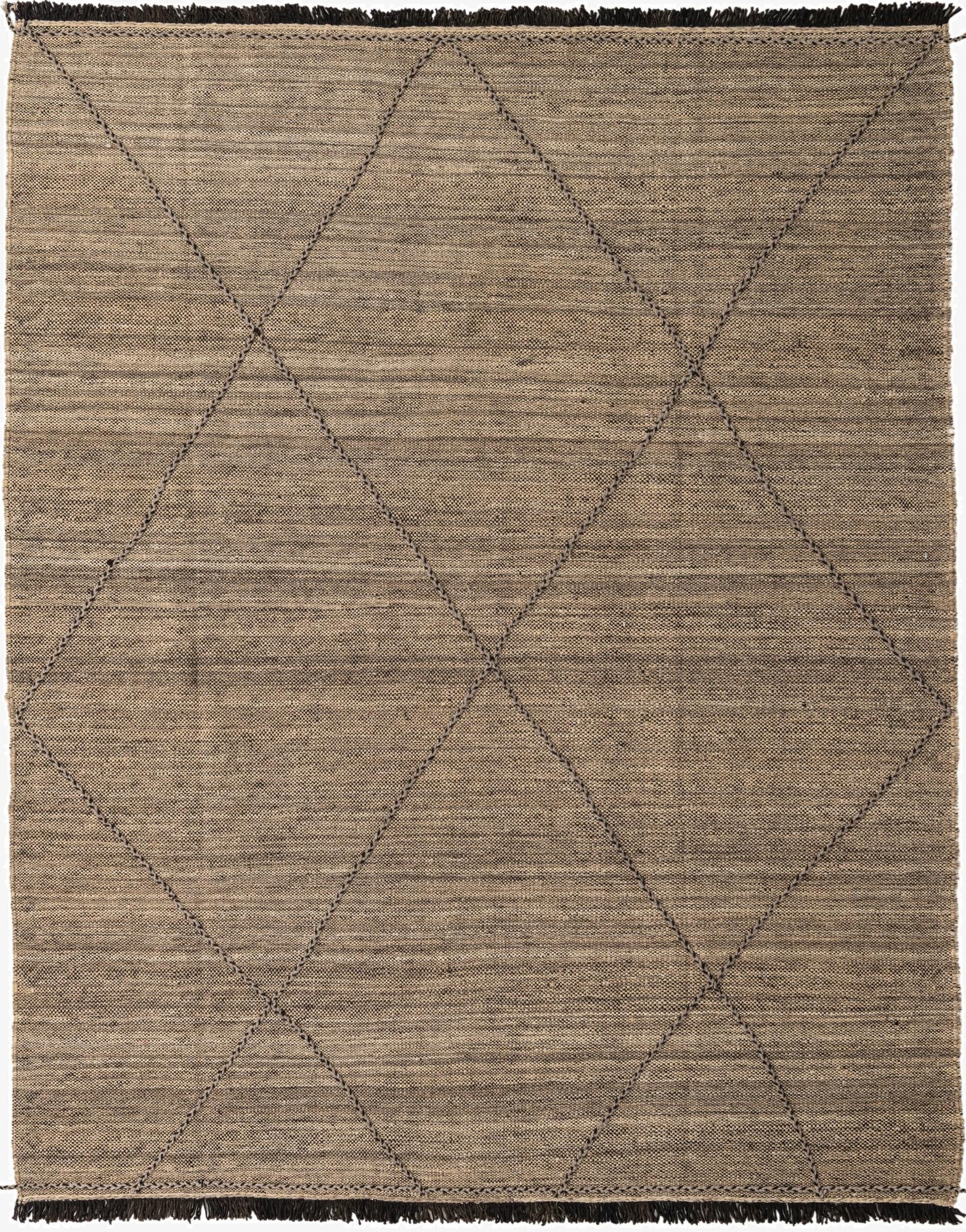  7' 2 x 9' 8  Hand Knotted Moroccan Wool Rug