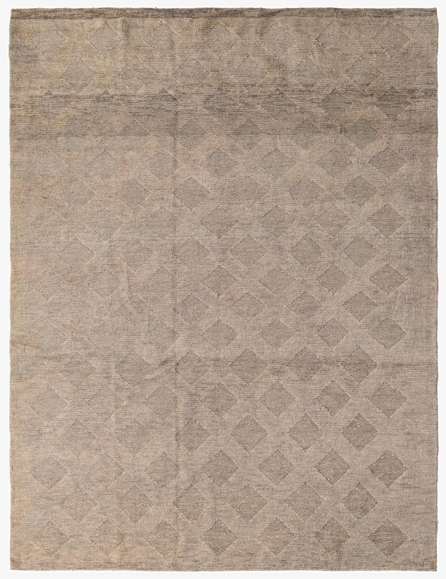  6' 1 x 8'  Hand Knotted Moroccan Wool Rug