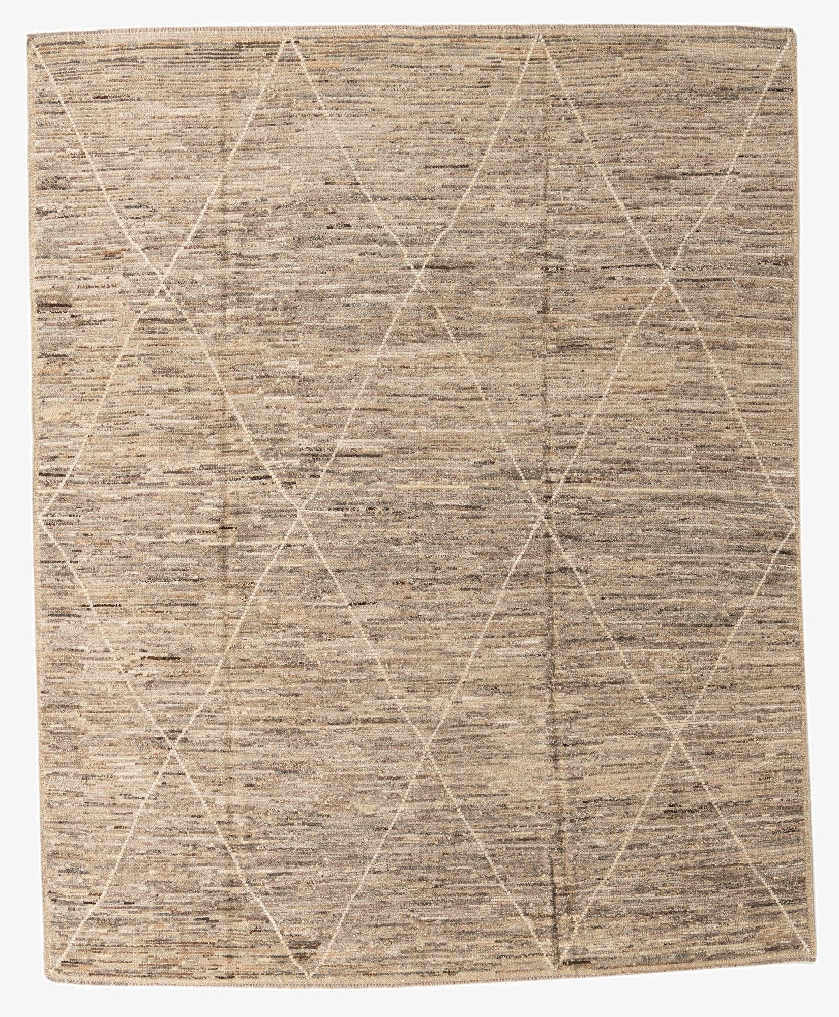  8' 9 x 10' 10  Hand Knotted Moroccan Wool Rug