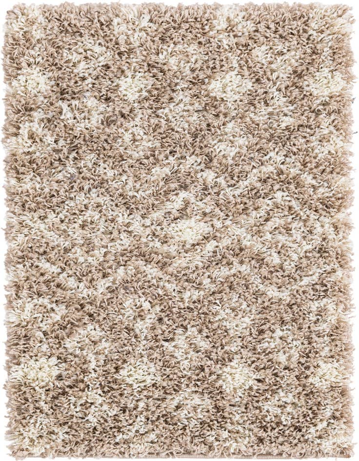 Detail image of  2' x 3' Moroccan Trellis Shag Rug