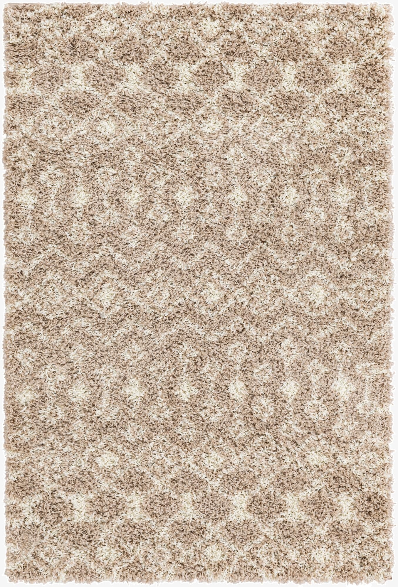  4' x 6' Moroccan Trellis Shag Rug