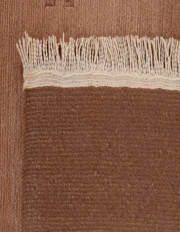 Detail image of  5' 9 x 8'  Hand Knotted Nepal Rug