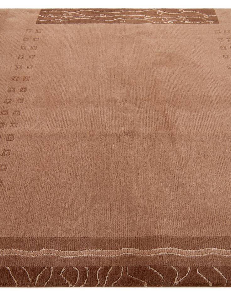 Detail image of  5' 9 x 8'  Hand Knotted Nepal Rug