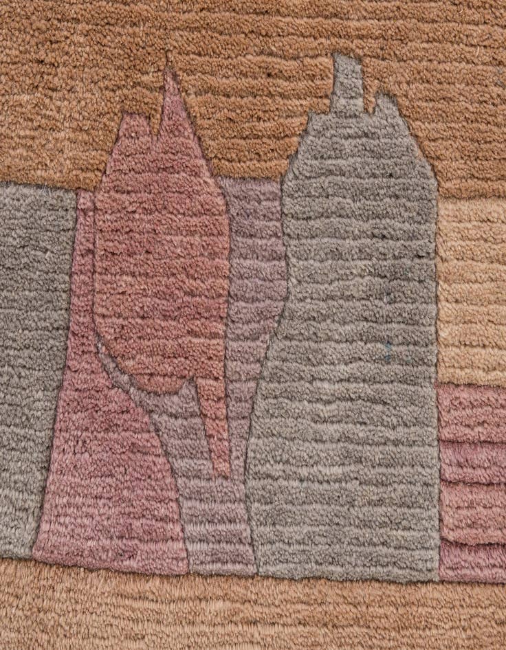 Detail image of  3' 1 x 5' 5  Hand Knotted Nepal Wool Rug