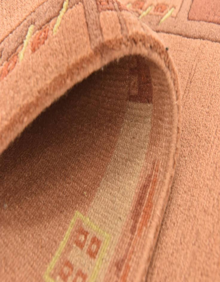 Detail image of  2' 4 x 4' 7  Hand Knotted Nepal Wool Rug