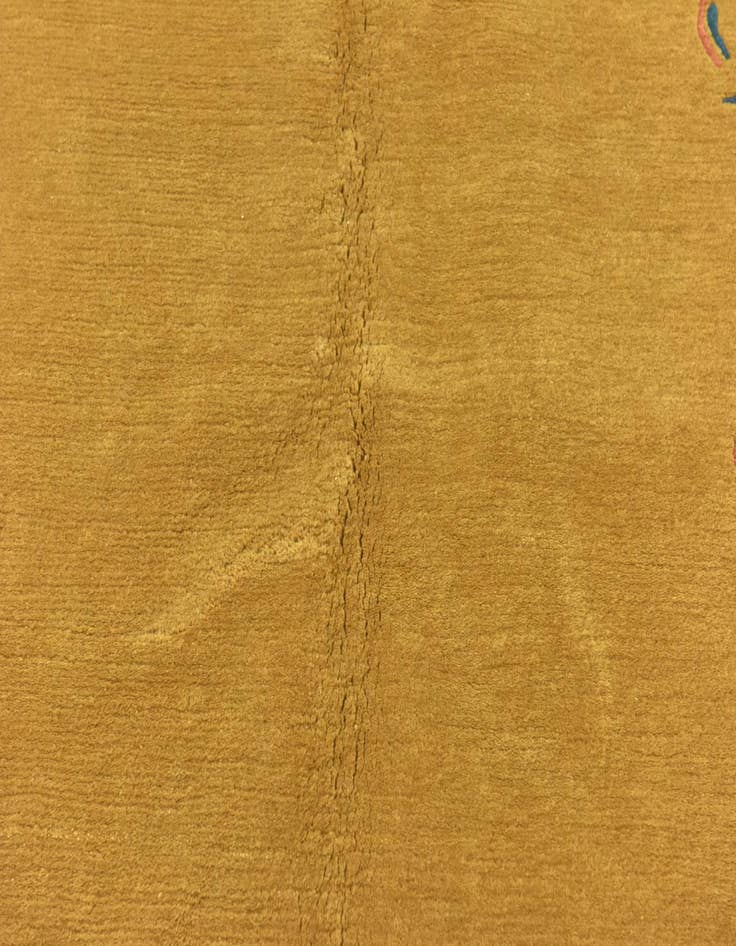 Detail image of  4' 8 x 5' 7  Hand Knotted Nepal Wool Rug