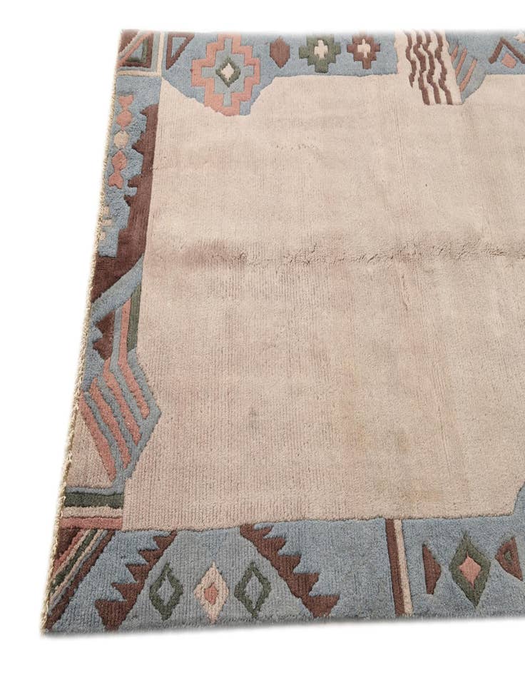 Detail image of  3' 11 x 5' 10  Hand Knotted Nepal Wool Rug