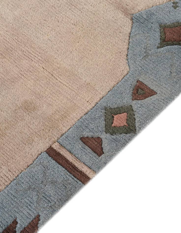 Detail image of  3' 11 x 5' 10  Hand Knotted Nepal Wool Rug