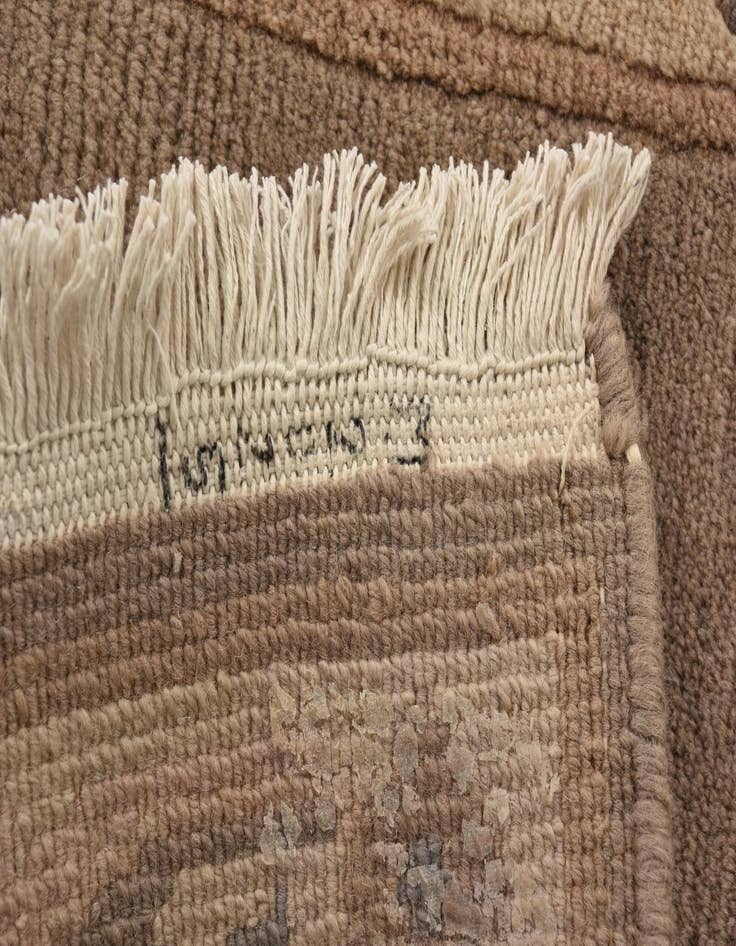 Detail image of  2' 4 x 4' 6  Hand Knotted Nepal Wool Rug