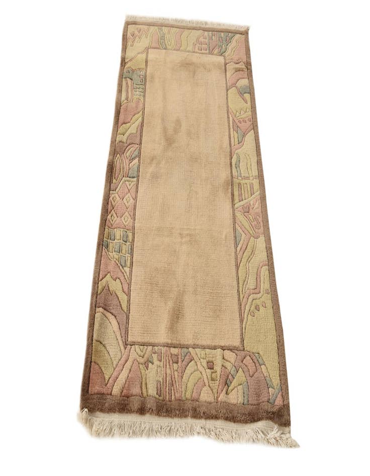 Detail image of  2' 4 x 4' 6  Hand Knotted Nepal Wool Rug