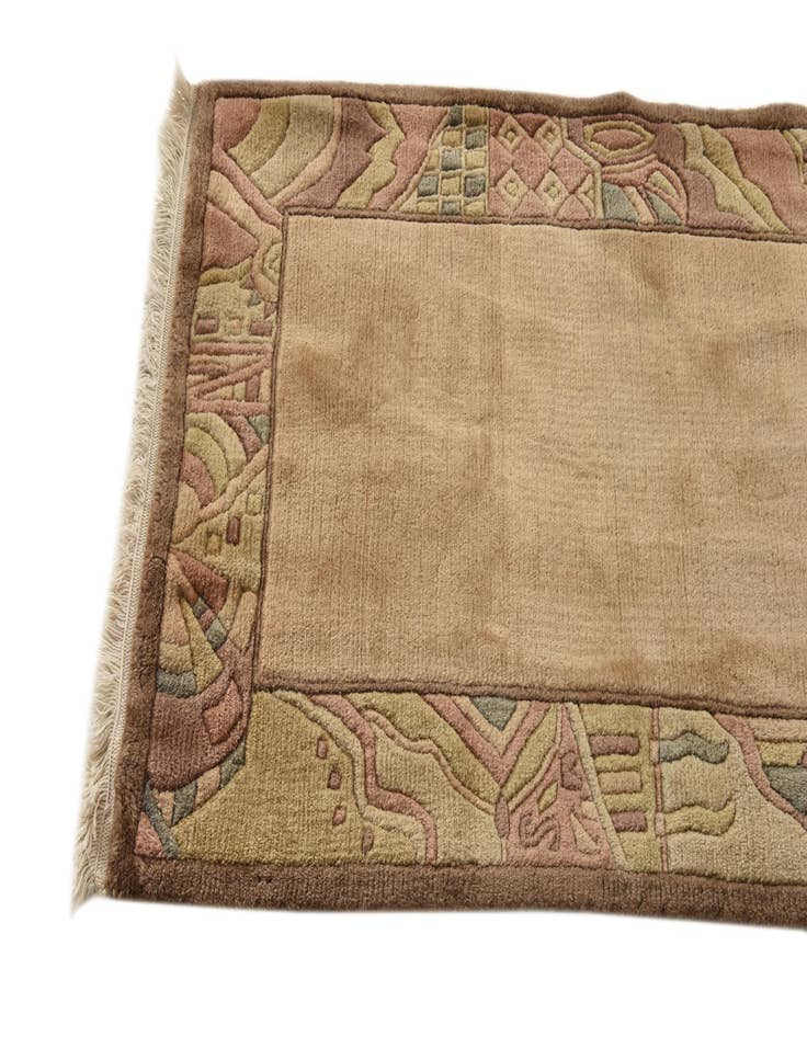 Detail image of  2' 4 x 4' 6  Hand Knotted Nepal Wool Rug