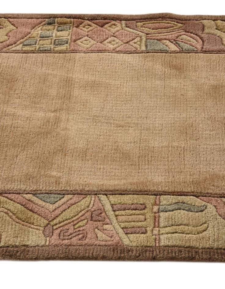 Detail image of  2' 4 x 4' 6  Hand Knotted Nepal Wool Rug