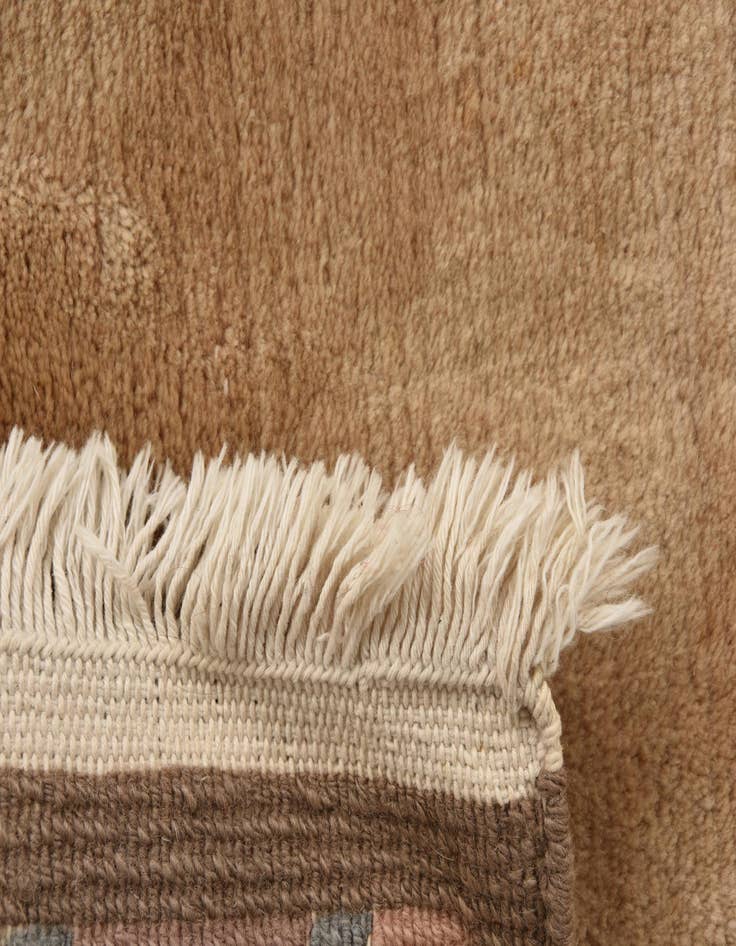 Detail image of  2' 4 x 4' 6  Hand Knotted Nepal Wool Rug