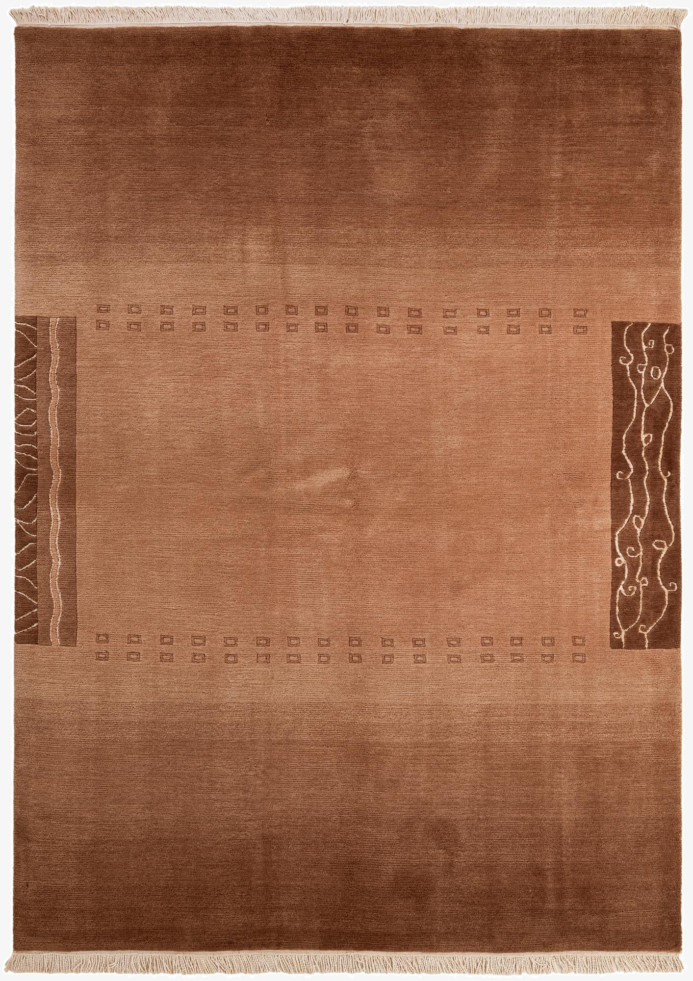  5' 9 x 8'  Hand Knotted Nepal Rug