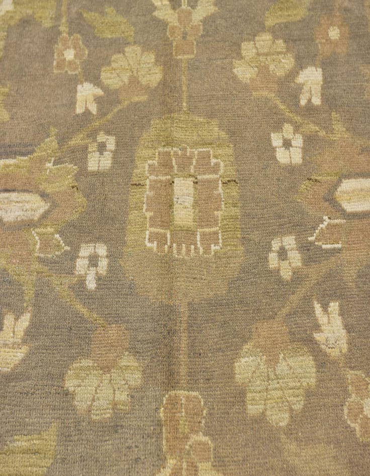 Detail image of  11' 2 x 15' 7  Hand Knotted Oushak Wool Rug