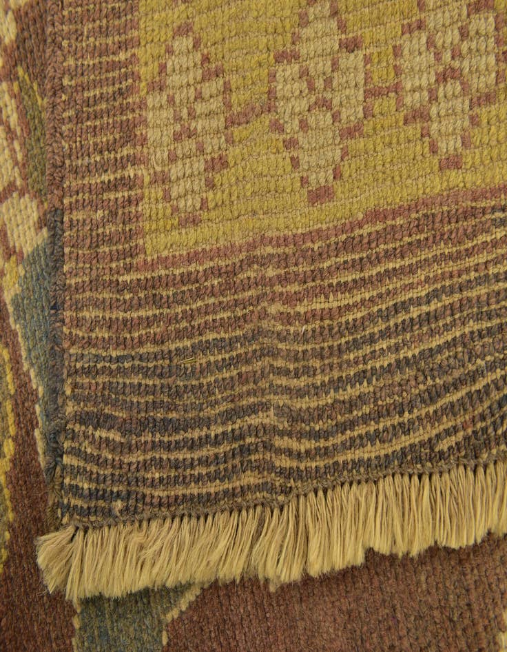 Detail image of  10' 5 x 12' 8  Hand Knotted Oushak Wool Rug