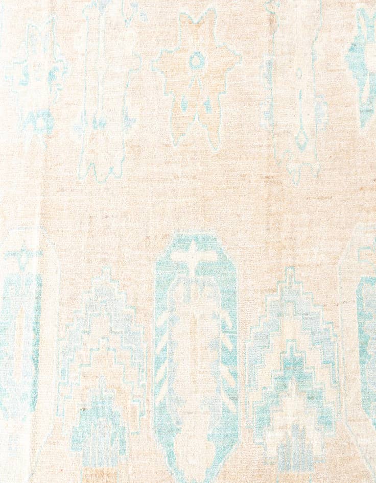 Detail image of  8' 3 x 10' 4  Hand Knotted Oushak Wool Rug