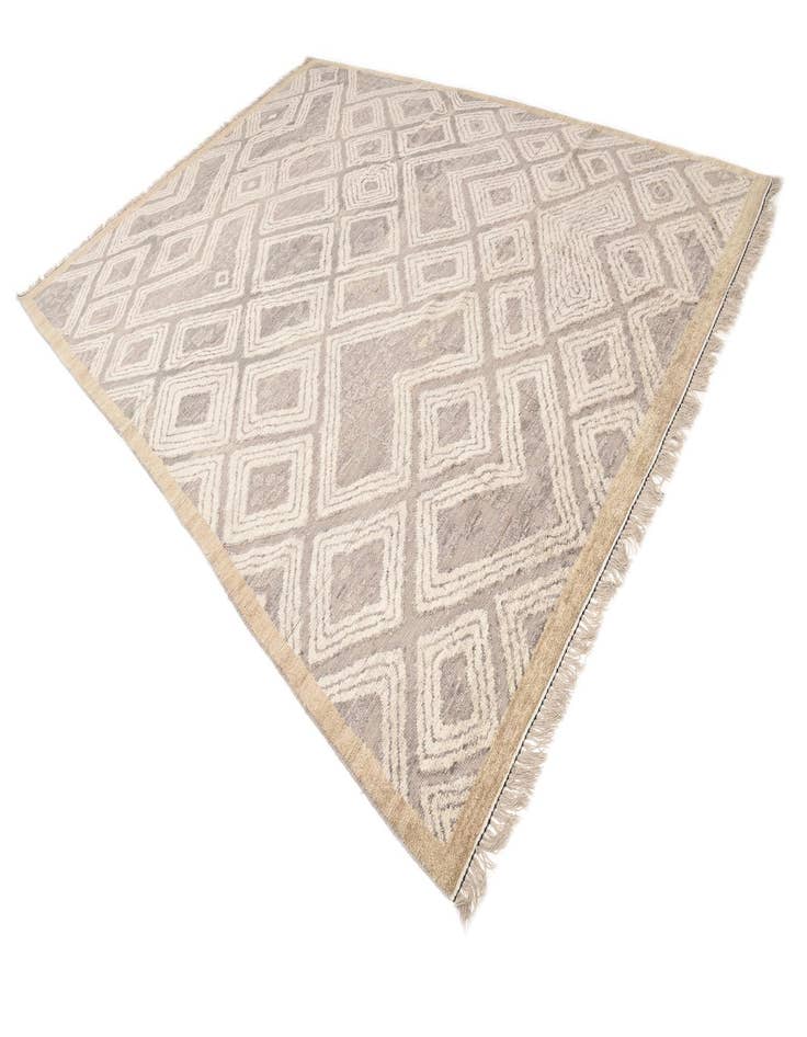 Detail image of  10' 2 x 14' 7  Hand Knotted Oushak Wool Rug