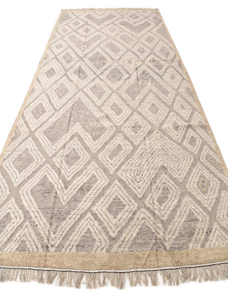 Detail image of  10' 2 x 14' 7  Hand Knotted Oushak Wool Rug