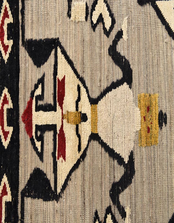 Detail image of  7' 8 x 10' 4  Hand Knotted Oushak Wool Rug