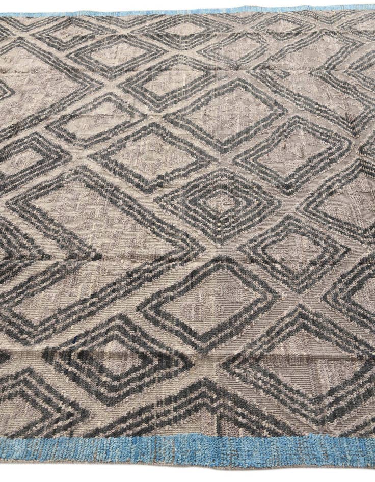 Detail image of  8' x 10' 6  Hand Knotted Oushak Wool Rug