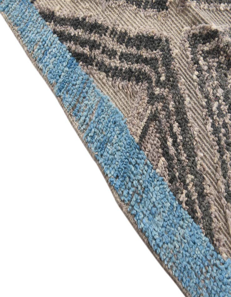 Detail image of  8' x 10' 6  Hand Knotted Oushak Wool Rug