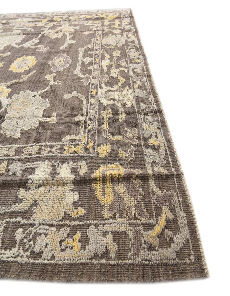 Detail image of  8' 1 x 10' 4  Hand Knotted Oushak Wool Rug