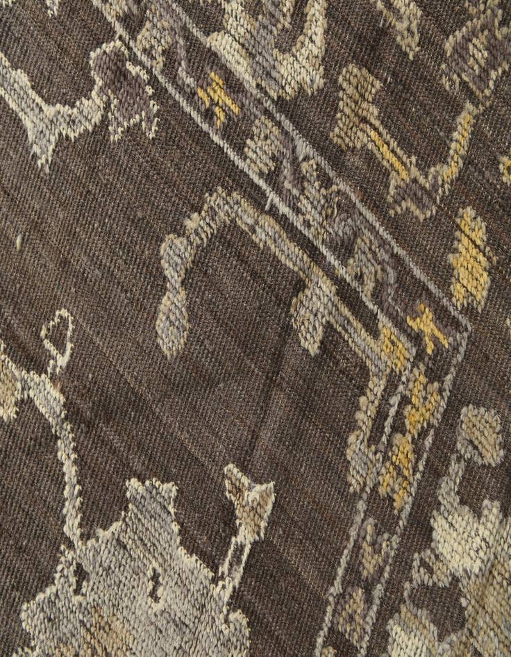 Detail image of  8' 1 x 10' 4  Hand Knotted Oushak Wool Rug