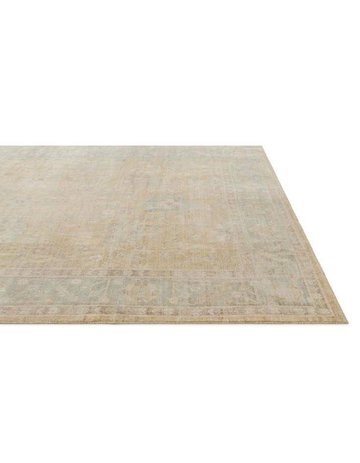 Detail image of 8' 8 x 11' 8 Hand Knotted Oushak Wool Rug