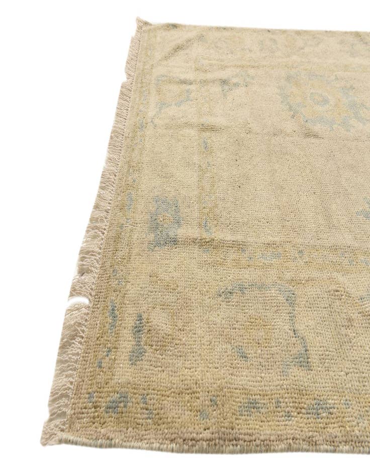 Detail image of  4' x 6'  Hand Knotted Oushak Wool Rug