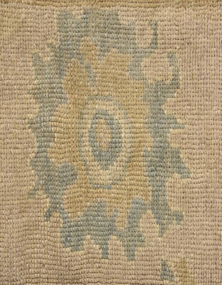 Detail image of  4' x 6'  Hand Knotted Oushak Wool Rug