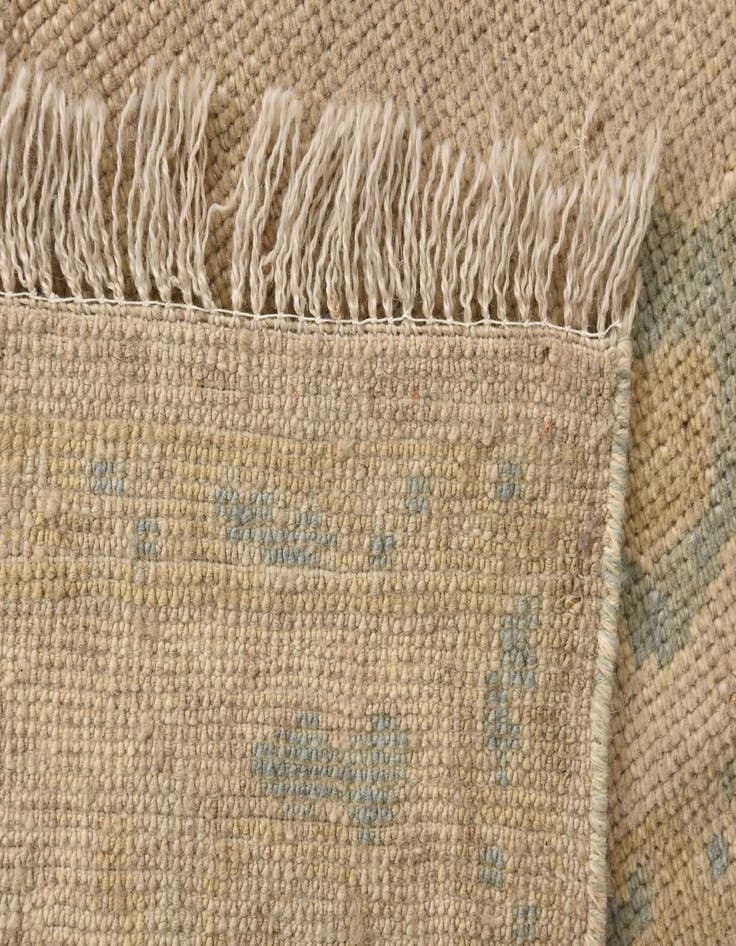 Detail image of  4' x 6'  Hand Knotted Oushak Wool Rug