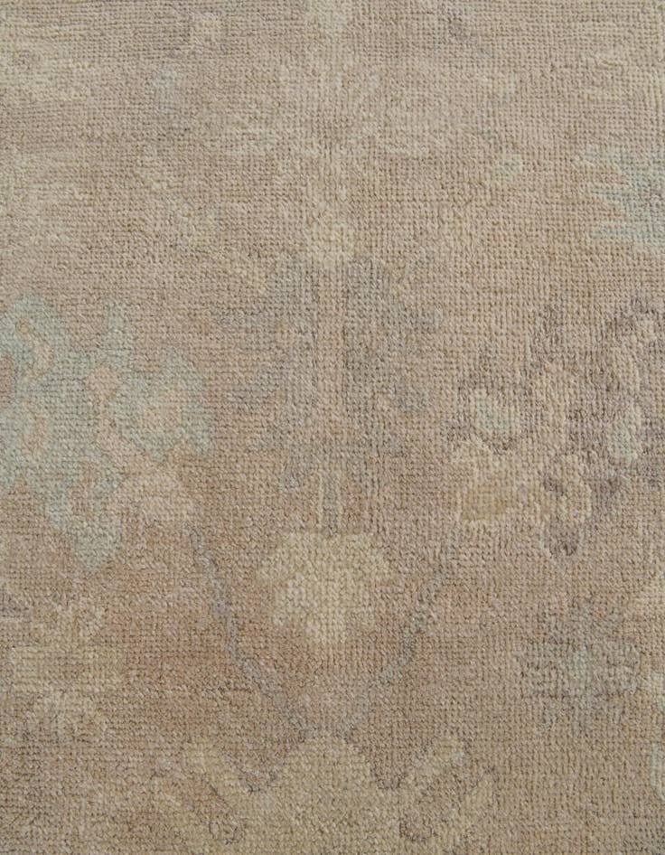 Detail image of 8' 2 x 9' 10 Hand Knotted Oushak Wool Rug