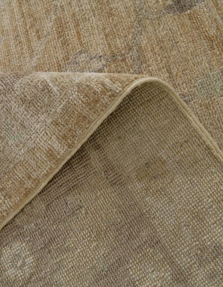 Detail image of 8' 11 x 11' 9 Hand Knotted Oushak Wool Rug