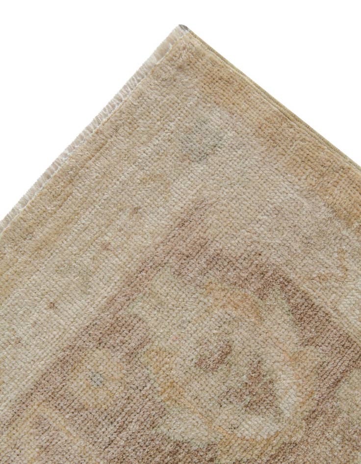 Detail image of 8' 11 x 11' 9 Hand Knotted Oushak Wool Rug